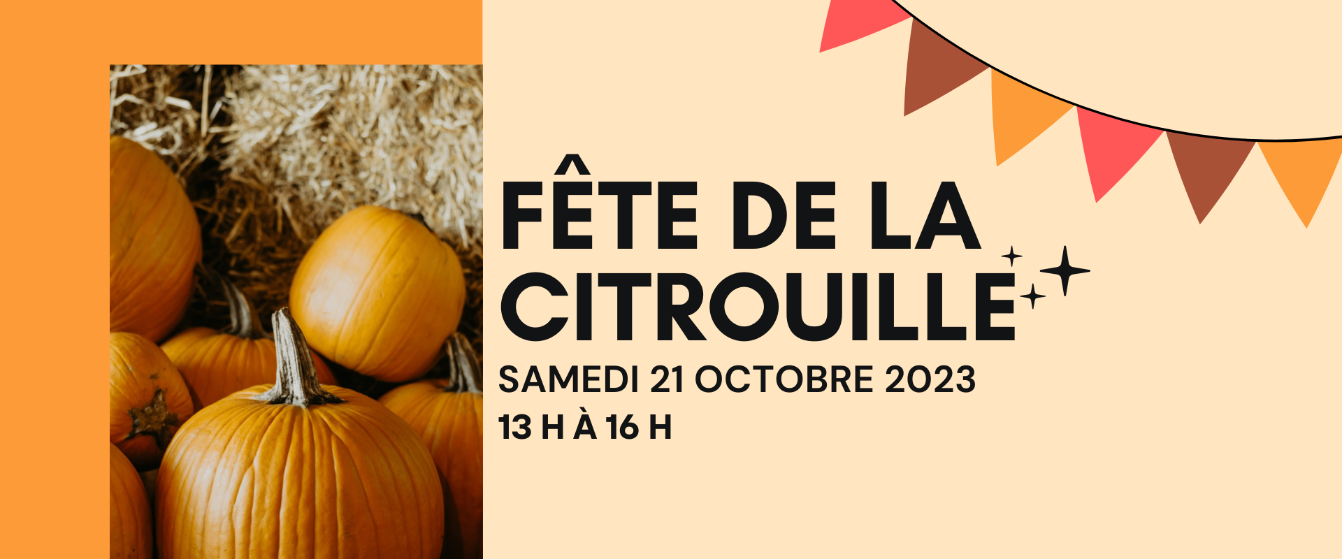 FÊTE DE LA CITROUILLE – SAMEDI 21 OCTOBRE 2023