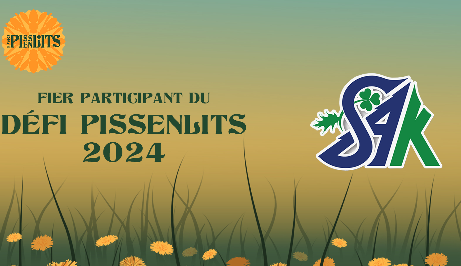 DÉFI PISSENTLITS 2024 – SAINT-AMBROISE Y PARTICIPE (!!!) 🐝🌎💛