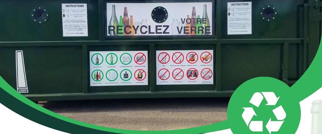 SERVICE À L’ÉCOCENTRE DE LA MRC DE JOLIETTE – RECYCLAGE DE VERRE (!!!)