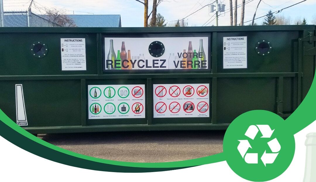 SERVICE À L’ÉCOCENTRE DE LA MRC DE JOLIETTE – RECYCLAGE DE VERRE (!!!)