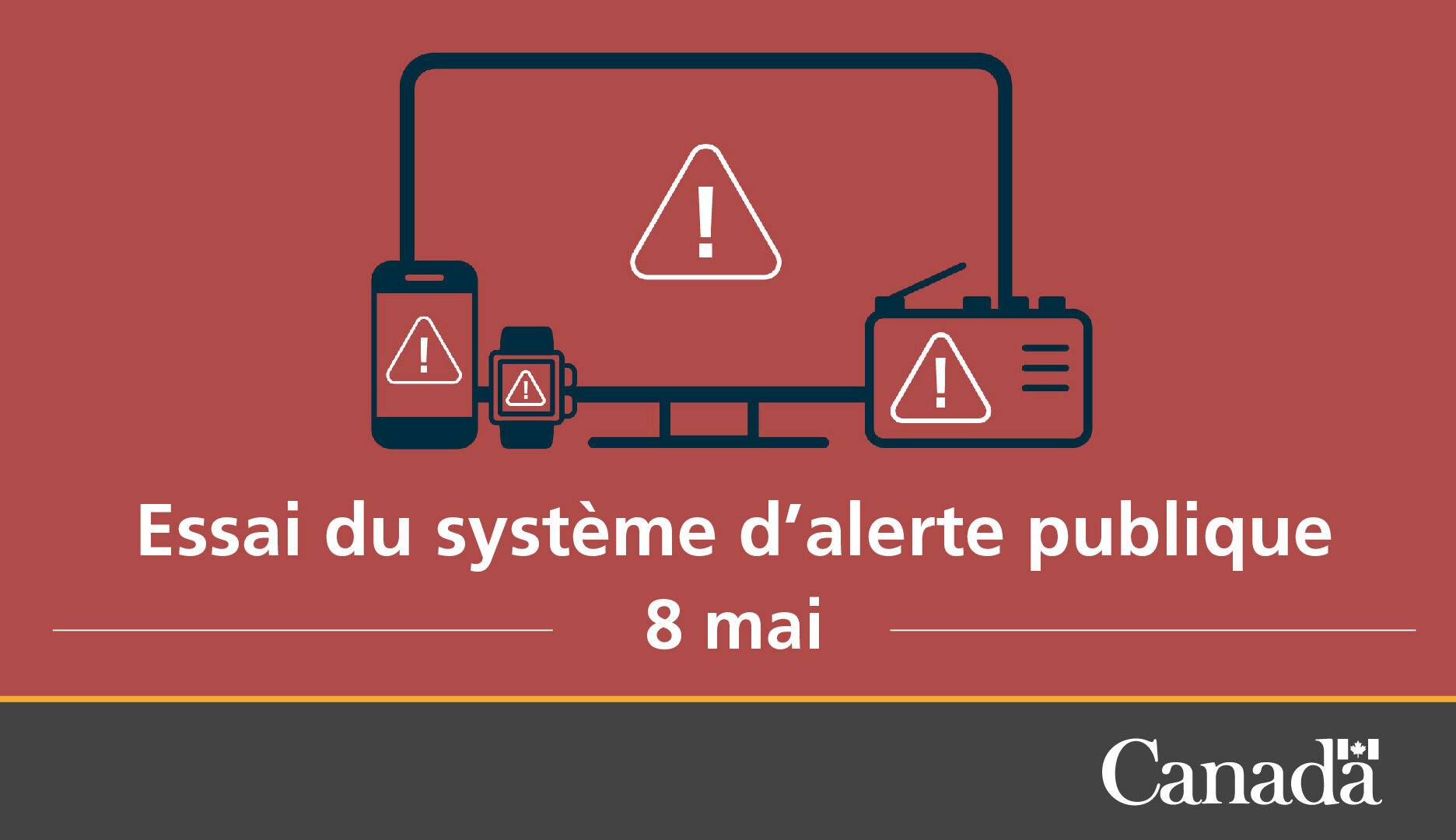 🚨📢 ESSAI DU SYSTÈME D’ALERTE PUBLIQUE – 8 MAI 2024