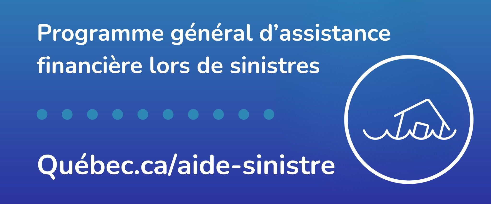 PLUIES ABONDANTES – INONDATIONS – PROGRAMME D’AIDE FINANCIÈRE 🌧️