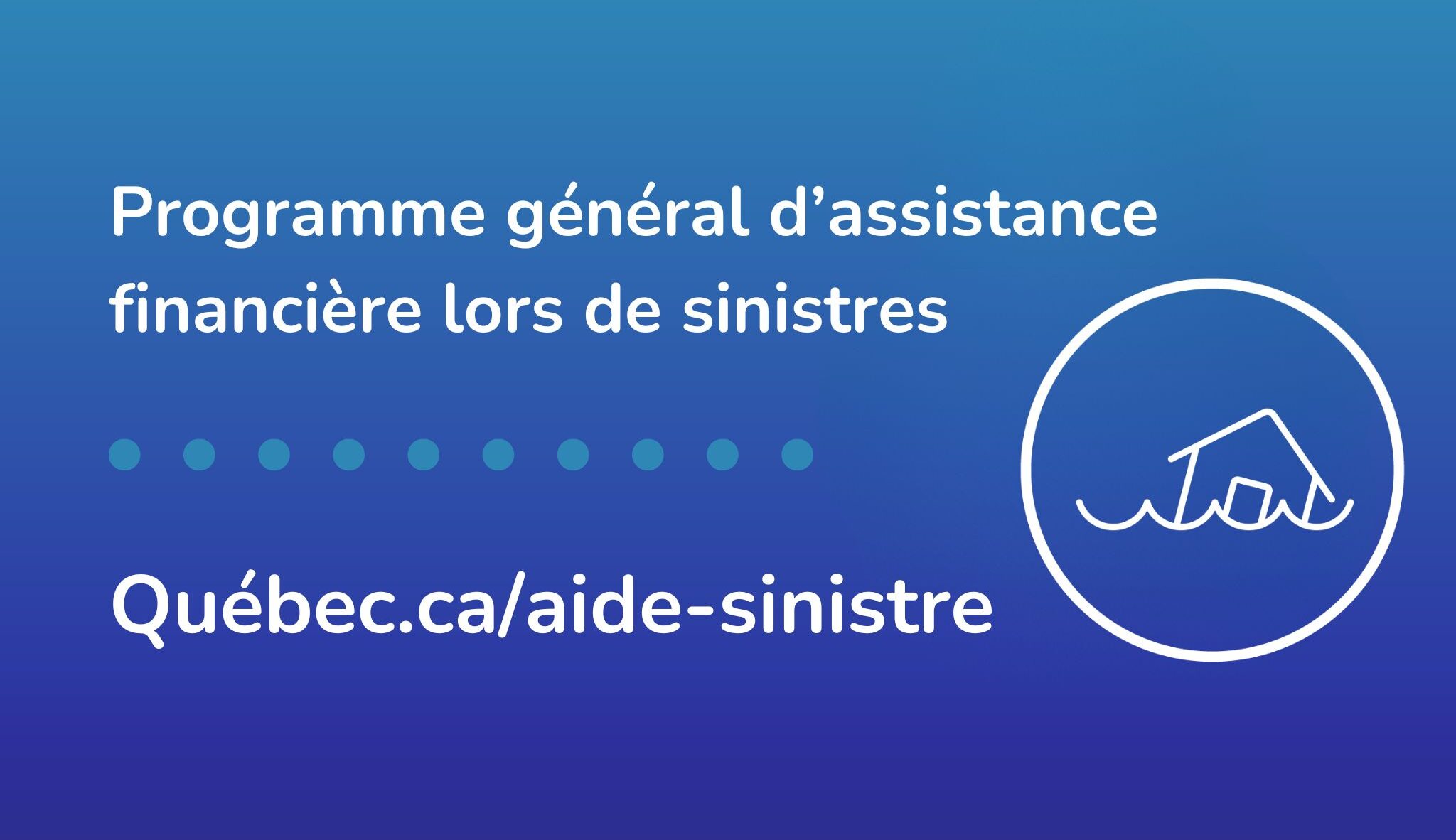 PLUIES ABONDANTES – INONDATIONS – PROGRAMME D’AIDE FINANCIÈRE 🌧️