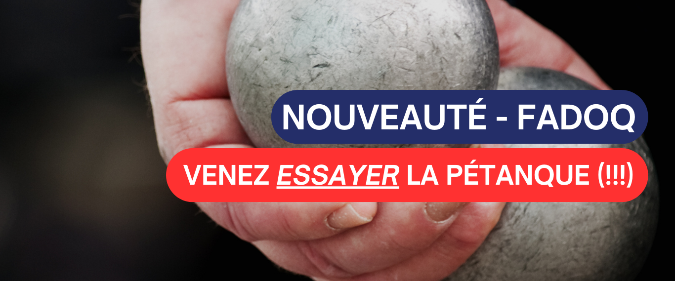 NOUVEAUTÉ – FADOQ ✨