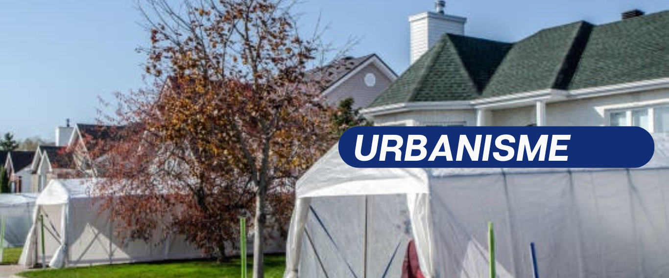 C’EST LE TEMPS D’INSTALLER VOTRE ABRI TEMPORAIRE (!!!)