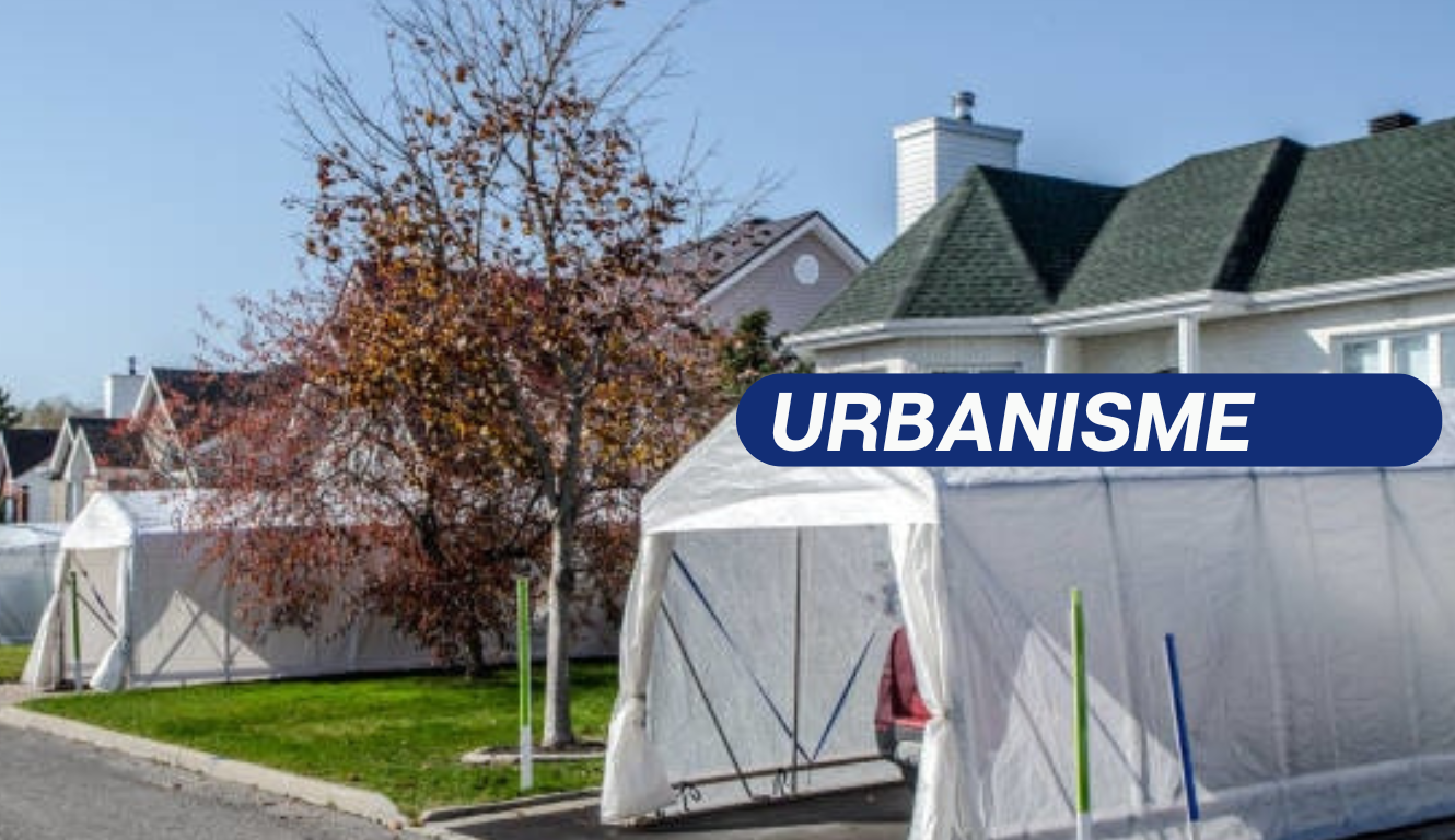 C’EST LE TEMPS D’INSTALLER VOTRE ABRI TEMPORAIRE (!!!)