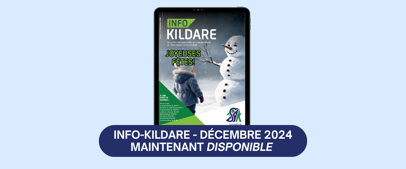 INFO-KILDARE – MAINTENANT DISPONIBLE 📰