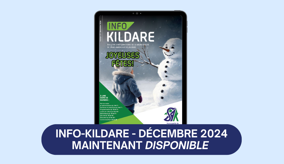 INFO-KILDARE – MAINTENANT DISPONIBLE 📰