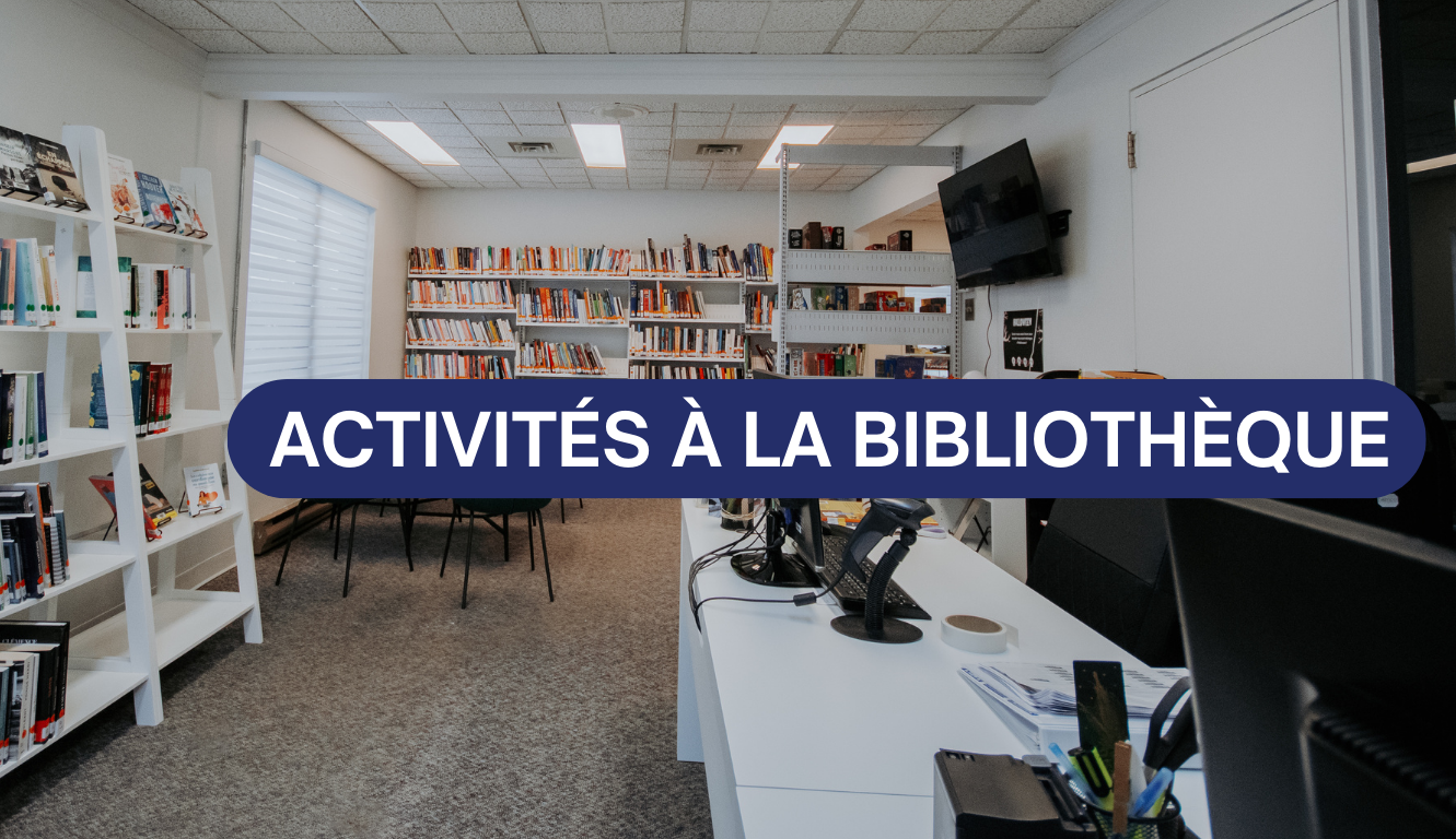 ACTIVITÉS À LA BIBLIOTHÈQUE JEAN-CLAUDE LAPIERRE ! 🌟📚