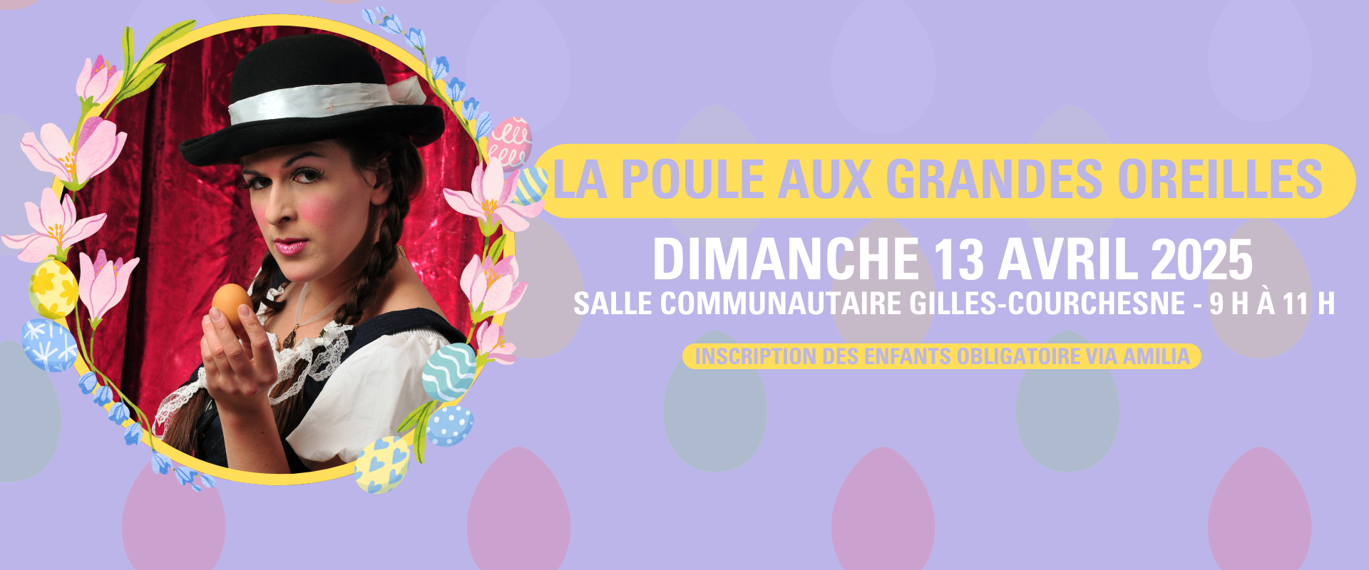 LA POULE AUX GRANDES OREILLES & CHASSE AUX COCOS – NE MANQUEZ PAS VOTRE CHANCE ! 🐣🐰