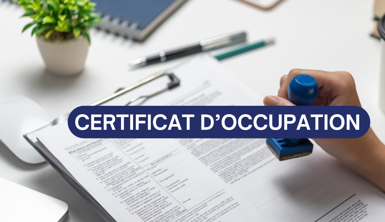 COMMERCES & INDUSTRIES : CETTE INFO VOUS CONCERNE ! 📢 – CERTIFICAT D’OCCUPATION