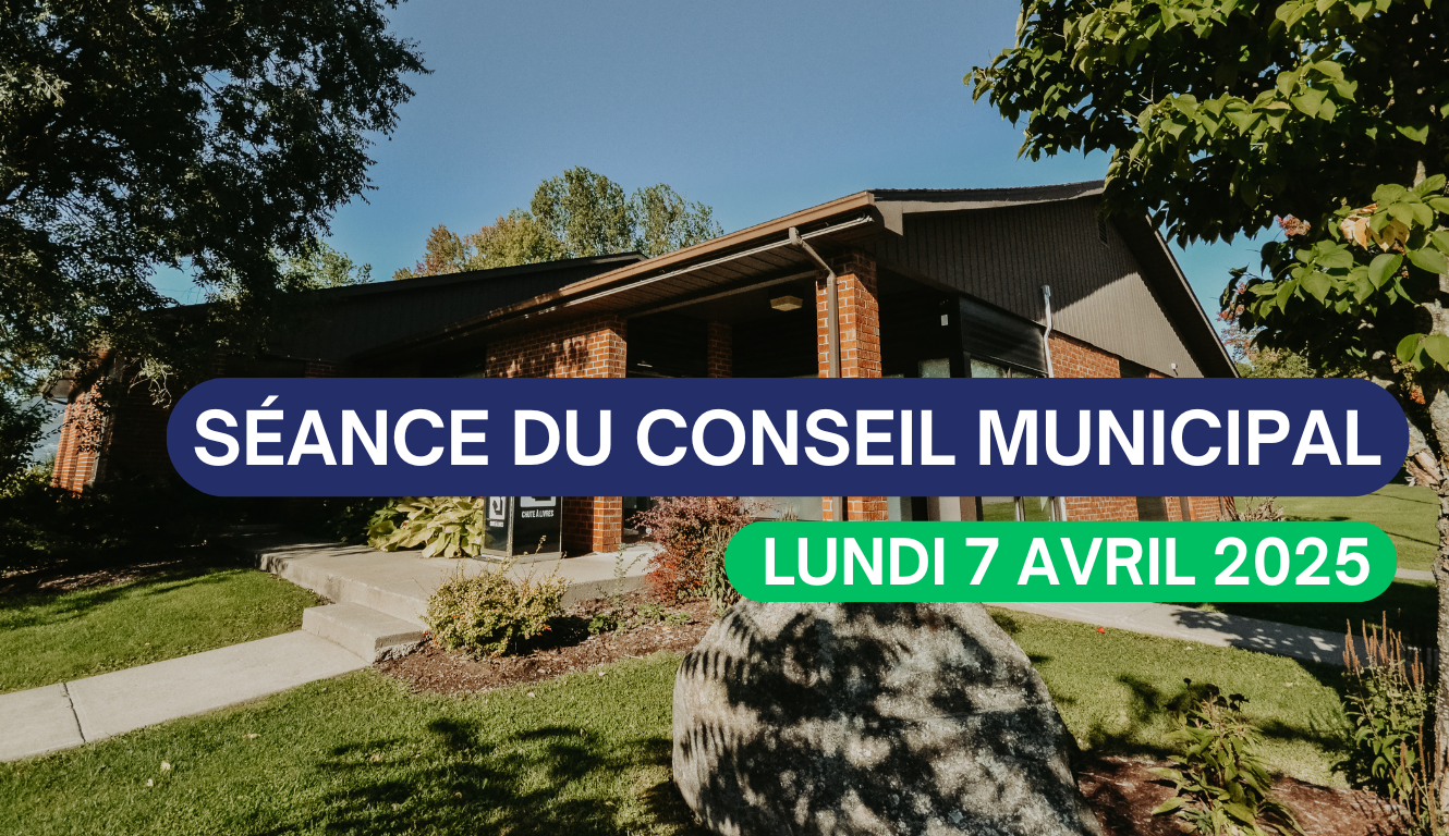 SÉANCE DU CONSEIL MUNICIPAL – LUNDI 7 AVRIL 2025