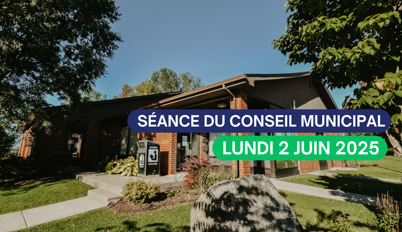 SÉANCE DU CONSEIL MUNICIPAL – LUNDI 2 JUIN 2025