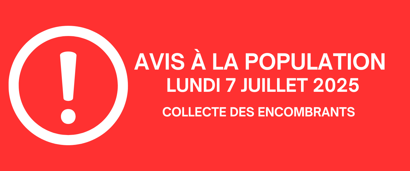 📢COLLECTE DES ENCOMBRANTS – RETARD📢