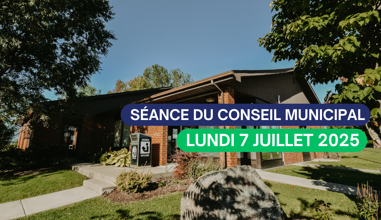 📌SÉANCE DU CONSEIL MUNICIPAL – CE SOIR – 19 H 30