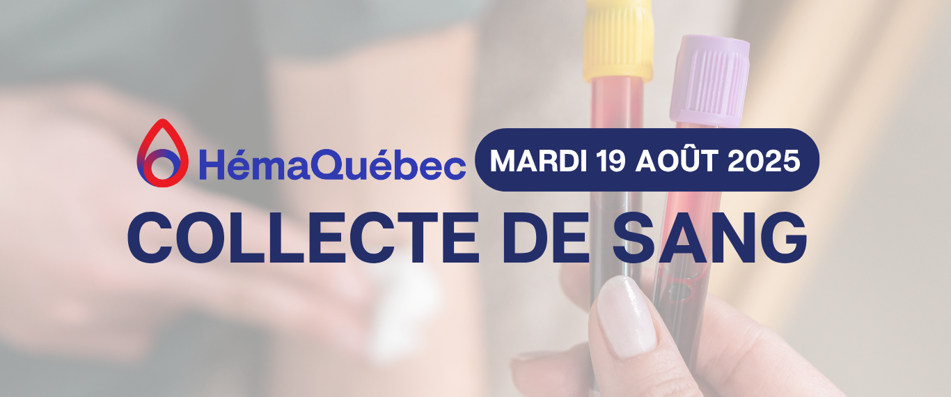 COLLECTE DE SANG – MARDI 19 AOÛT 2025