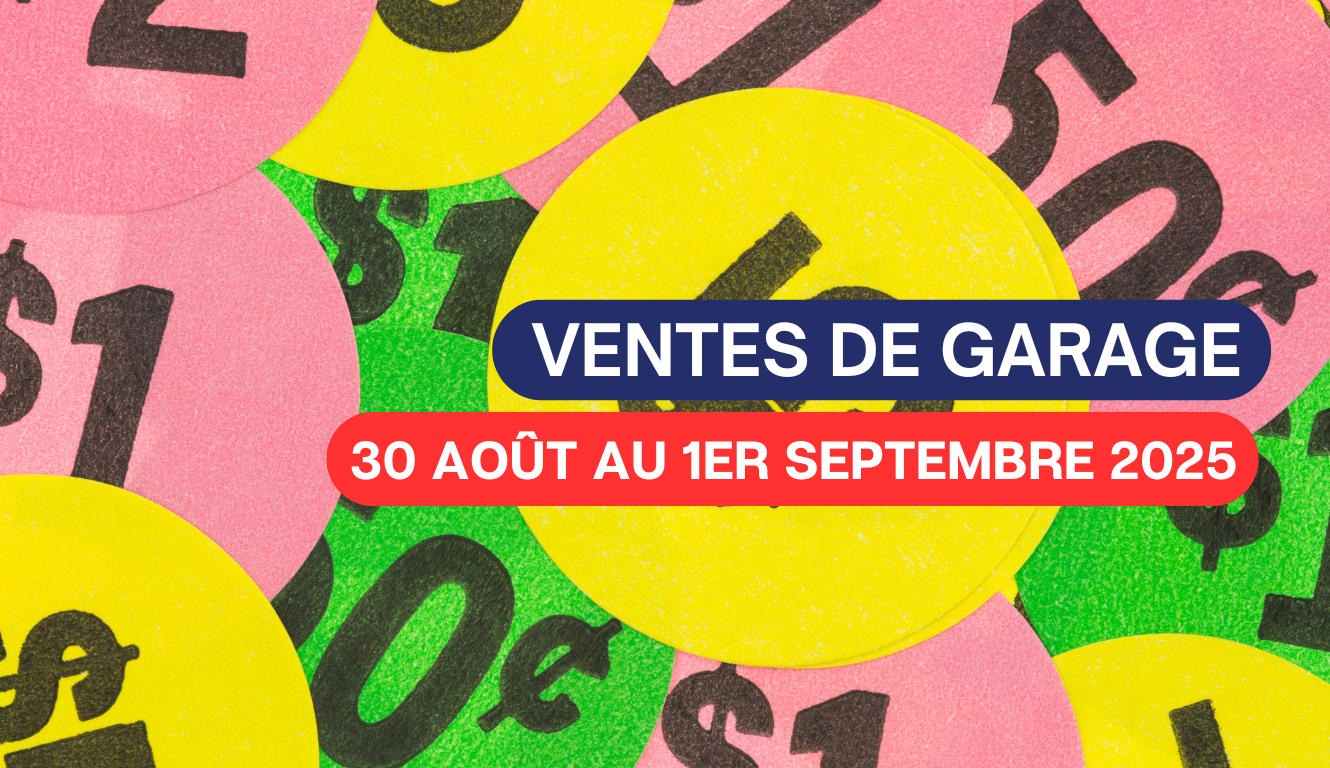 VENTES DE GARAGE – BEAU TEMPS, MAUVAIS TEMPS ! 📦