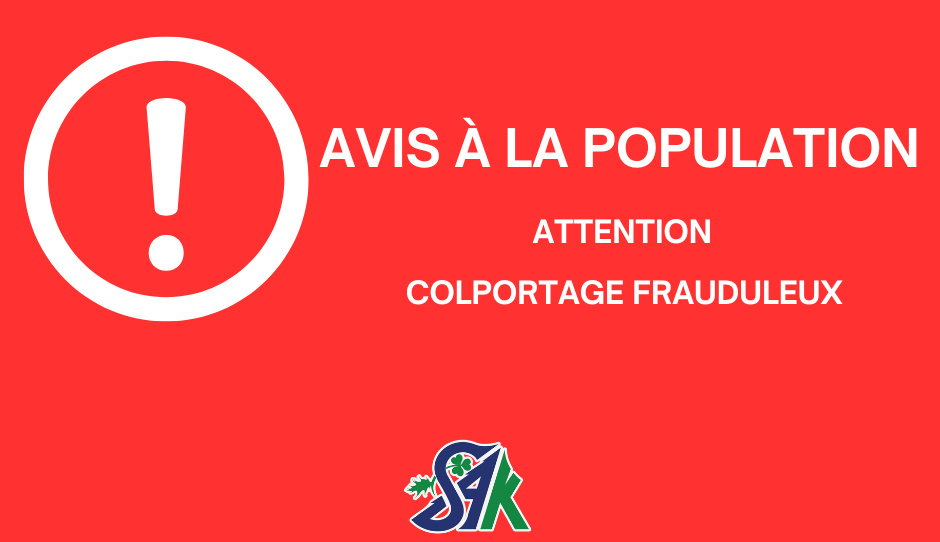 ❗ATTENTION – COLPORTAGE FRAUDULEUX❗