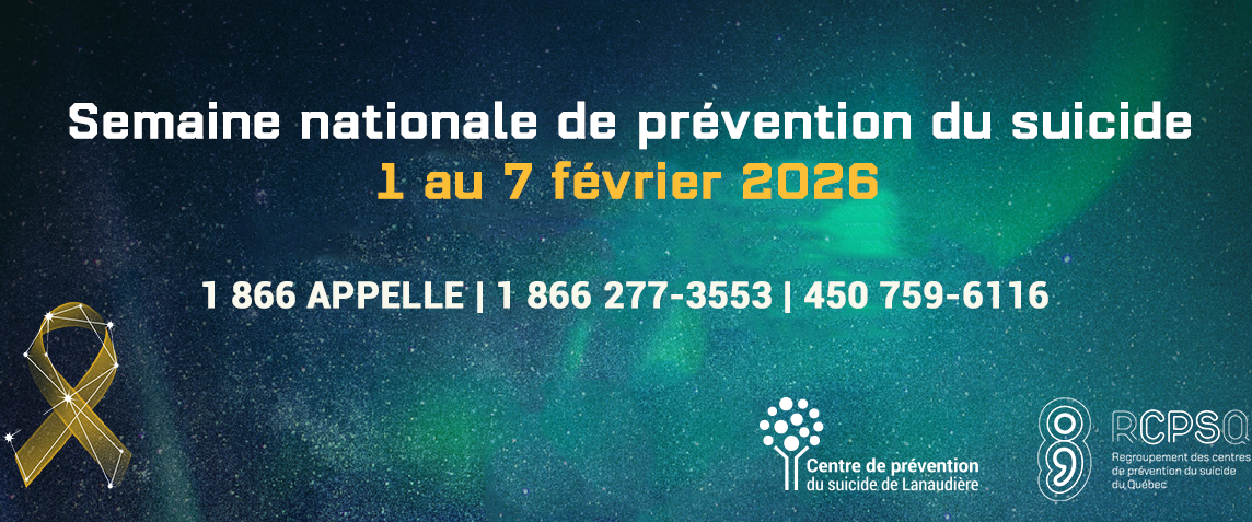SEMAINE NATIONALE DE LA PRÉVENTION DU SUICIDE 💙