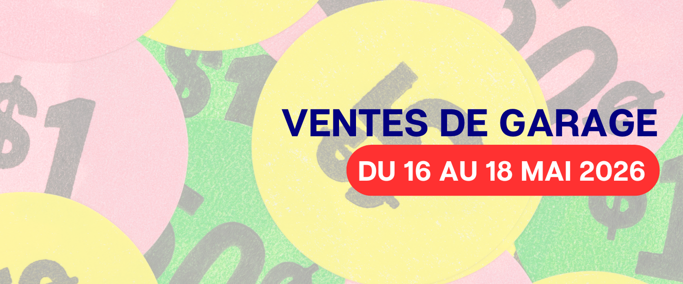 VENTES DE GARAGE – BEAU TEMPS, MAUVAIS TEMPS! 📦
