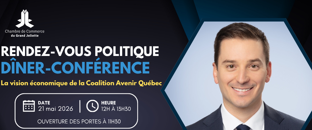 LES RENDEZ-VOUS POLITIQUES – UN PREMIER DÎNER-CONFÉRENCE AVEC M. SIMON JOLIN-BARRETTE